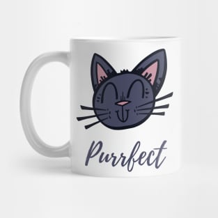 Purrfect happy and cute cat Mug